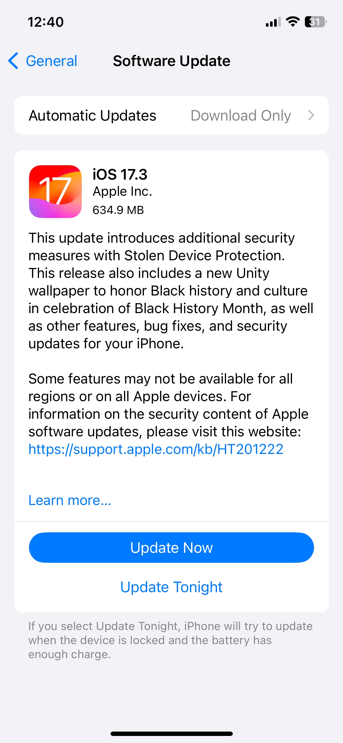 iOS 17 עדכון הגרסה האחרונה