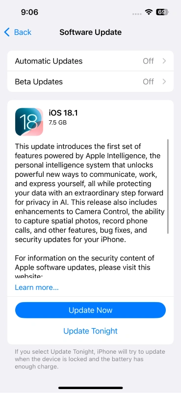 Luchdaich a-nuas ios 18 1